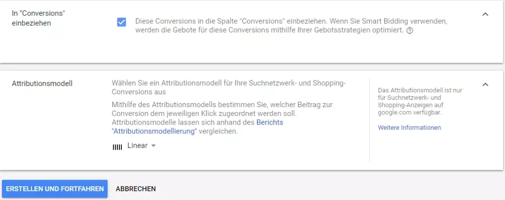 conversion-aktion-erstellen