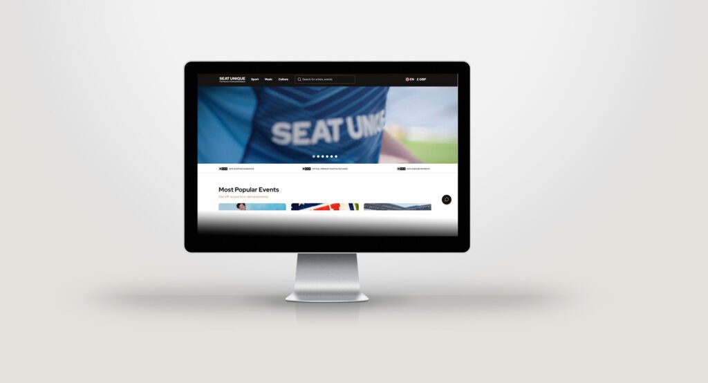 Caption
Seat Unique ist eine Plattform, die Premium-Tickets und VIP-Pakete für Sport- und Musikveranstaltungen anbietet.
Description