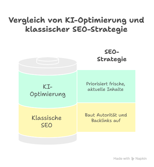 KI-Optimierung vs. Klassische SEO: Die wichtigsten Unterschiede