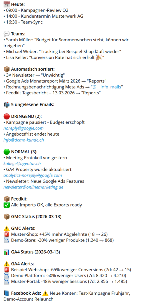 Ki Agent Morning Report
